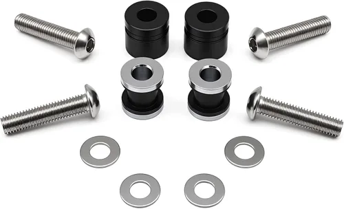 Vista 8 de Kit de acoplamiento desmontable de liberación rápida para barra Sissy para Harley Sportster XL883 XL1200 2004+ con tornillo de montaje Cromo #1