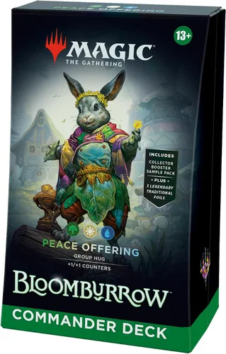 Vista 10 de Magic: The Gathering Bloomburrow Commander Deck - Family Matters (mazo de 100 cartas, paquete de muestra de 2 cartas para coleccionista + accesorios)