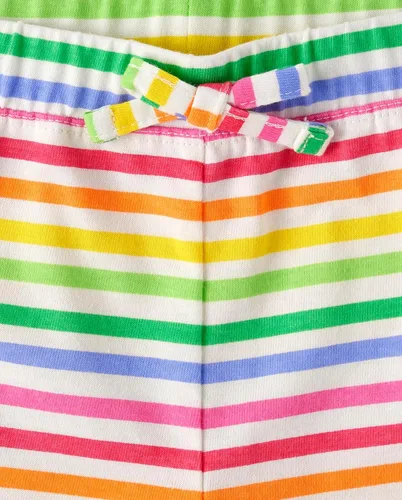 Vista 2 de The Children's Place Baby Toddler Girls Pull on Everyday Shorts 3 Pack