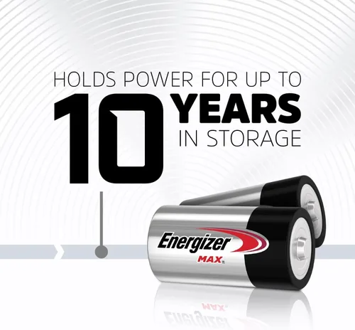 Vista 5 de Energizer Paquete combinado de baterías MAX C y baterías D, 8 baterías C y 8 D (16 unidades)