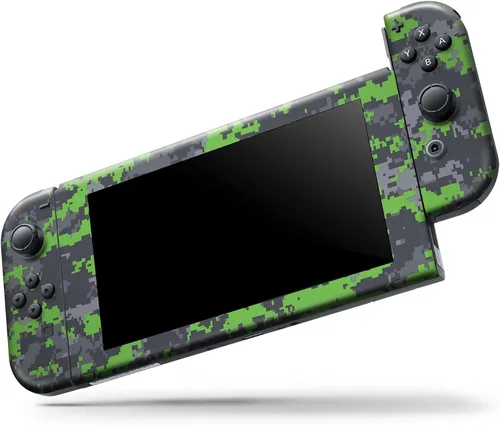 Vista 2 de Design Skinz - Compatible con Nintendo Switch Console Bundle - Calcomanía protectora de vinilo extraíble resistente a los arañazos - Camuflaje