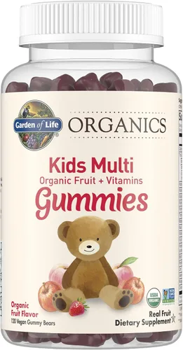 Vista 2 de Garden of Life Organics Kids Gummy Vitaminas – Frutas – Certificado Orgánico y Orgánico Mujeres 40+ Vitaminas Gomitas – Berry