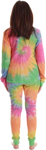 Vista 4 de Just Love Tie Dye Mommy and Me - Conjuntos térmicos para mujeres y niños