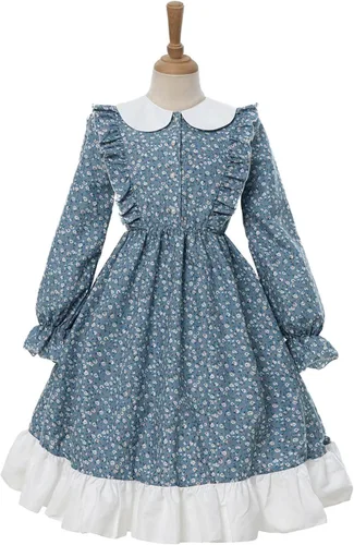 Vista 37 de Nuoqi - Vestidos de pionera para niñas, disfraz colonial