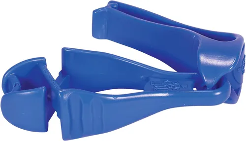 Vista 2 de Ergodyne Squids 3405 - Pinza para guantes con clip para cinturón, paquete de 6, color azul