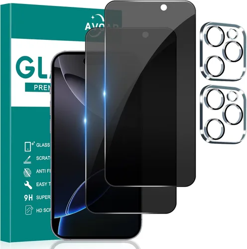 Vista 30 de Paquete de 2 protectores de pantalla de privacidad para iPhone 11/iPhone XR, pantalla de privacidad iPhone 11 de 6.1 pulgadas, película de vidrio