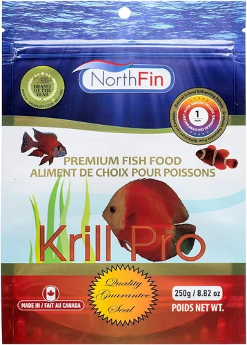Vista 5 de Northfin Pescado Comida Krill Fórmula Pellets de hundimiento lento (0.118 in 8.82 oz) Krill Pro Formula; slow-sinking pellets for carnivorous &