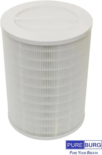 Vista 5 de PUREBURG Filtro de repuesto compatible con purificador de aire RENPHO R-M003 R-M003-F1 R-M003-F2, H13 HEPA carbón activado 2 en 1 filtración de 4