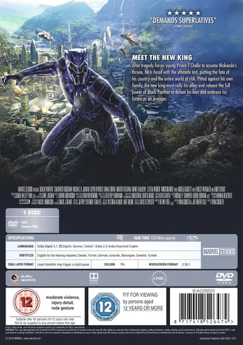 Vista 3 de Black Panther DVD 2018