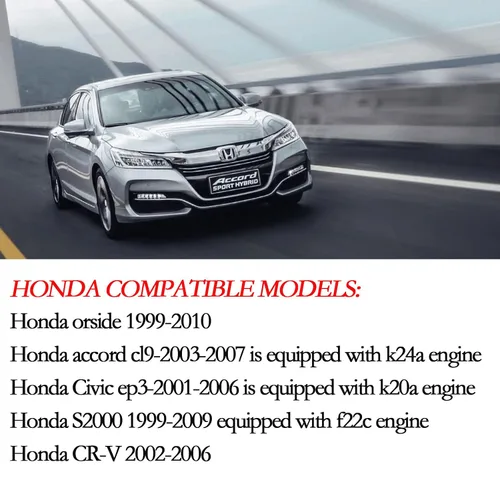 Vista 5 de Chenx 4 juegos de conectores de bobina de encendido para Honda Accord Odyssey cívico CRV compatible con enchufe de mazo de cables de bobina