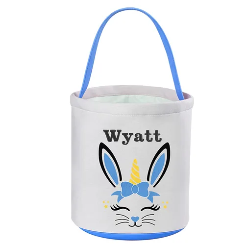 Vista 12 de Jocidea - Canasta de Pascua personalizada para niños, canastas de Pascua personalizadas, regalos de Pascua para chicos y niños, canasta de Pascua