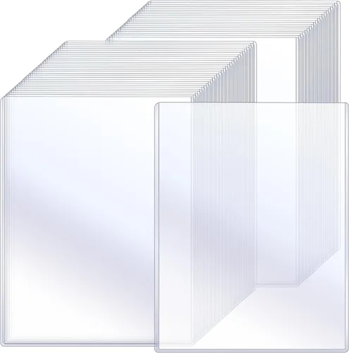 Vista 8 de Sherr 1 protector rígido de impresión para papel de póster de 18 x 24 pulgadas, protectores de páginas, fundas de plástico para póster, soporte