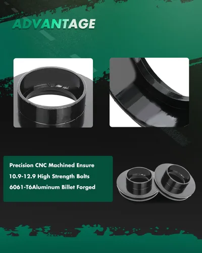 Vista 3 de SCITOO Kit de elevación de nivelación delantera de 2 pulgadas para Chevrolet 1999-2007 Espaciador de puntal de elevación compatible con Chevrolet