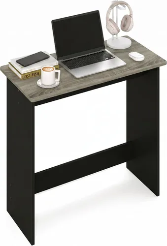 Vista 9 de Furinno Simplistic - Escritorio para computadora de 31 pulgadas, escritorio Pino ámbar