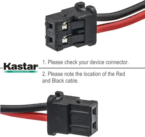 Vista 2 de Kastar Reemplazo de batería para Panasonic HHR-P401 HHR-P401A KX-TG2400 KX-TG2500 KX-TG2550 KX-TG2560 KX-TG2570 KX-TG2650 KX-TG2670 KX-TG2680