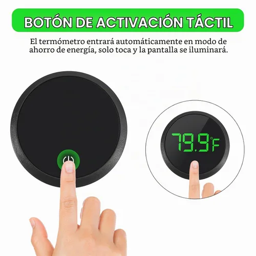 Vista 4 de 2pack Termómetro LED digital para acuario, termómetro de tanque de acuario con pantalla de medición de temperatura para peces, tortugas y acuáticos
