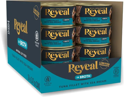 Vista 18 de Reveal Alimento Natural Húmedo Enlatado para Gatos, Ingredientes Limitados y Naturales, Sin Granos, Alto Contenido de Proteínas Sin Aditivos