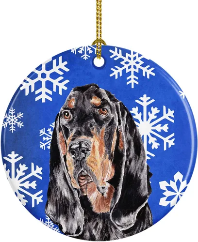 Vista 4 de Caroline's Treasures Cavalier Spaniel - Adorno de cerámica para colgar en el árbol de Navidad, para el hogar, Navidad, fiestas, regalo, 3 pulgadas