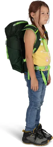 Vista 11 de Mochila de senderismo Osprey Jet 18L para niños, Azul Spikemoss