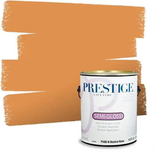 Vista 25 de PRESTIGE Pintura exterior e imprimación en uno, bronceado Aberdeen, plano, 1 galón