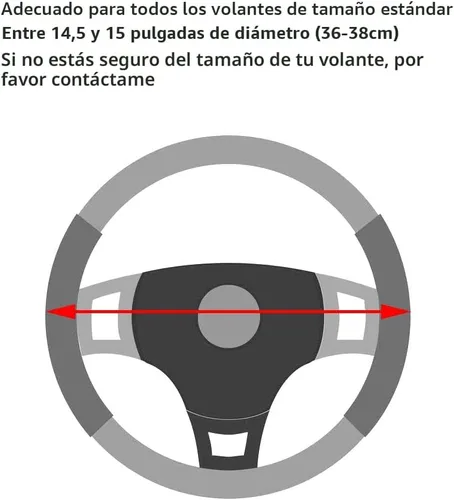 Vista 5 de YOGURTCK Linda funda antideslizante para volante de cuero rosa suave con diamantes y cristales brillantes, universal de 15 pulgadas para mujeres