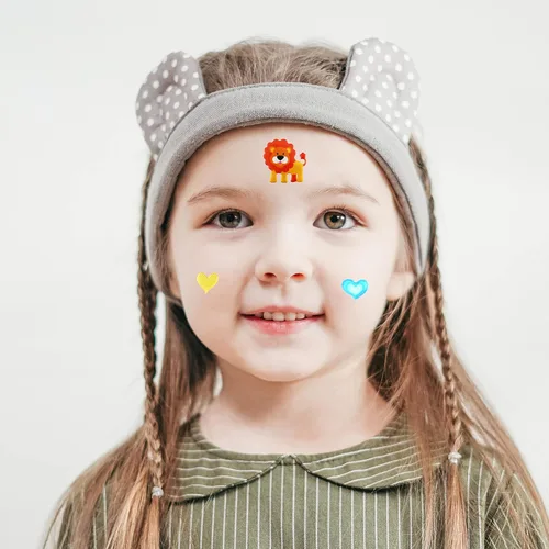 Vista 6 de SAVITA Adhesivos 3D para niños y niñas pequeños +500 paquete variado de calcomanías hinchadas para álbum de recortes, diario de viñetas, incluye