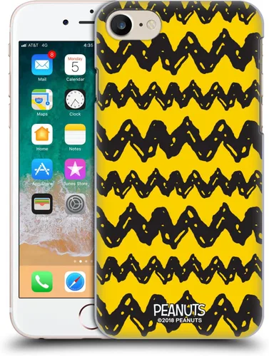 Vista 108 de Carcasa rígida para iPhone 7 y iPhone 8, diseño de cacahuetes, color marrón