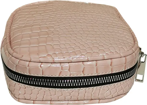 Vista 6 de Arnés de pierna - Bolsa de muslo y cadera - Cuero sintético - Mujer Rosa