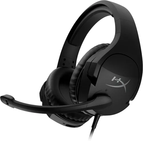 Vista 14 de HyperX Cloud Stinger S - Auriculares para juegos, para PC, sonido envolvente virtual 7.1, ligeros, espuma viscoelástica, cuero sintético suave