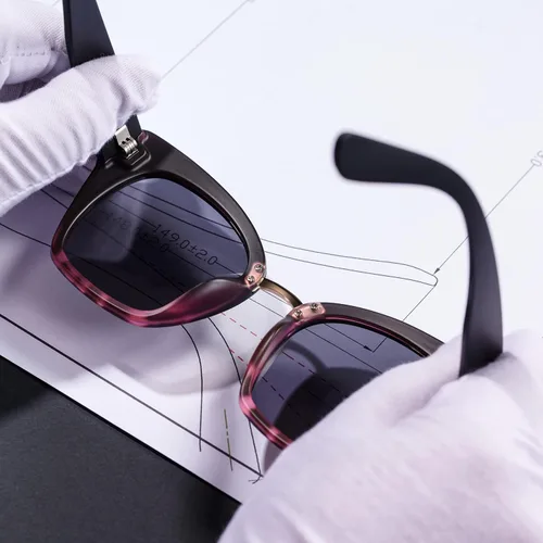 Vista 2 de MHOOW Gafas de sol de gran tamaño ojo de gato para mujer 2023 Rosado