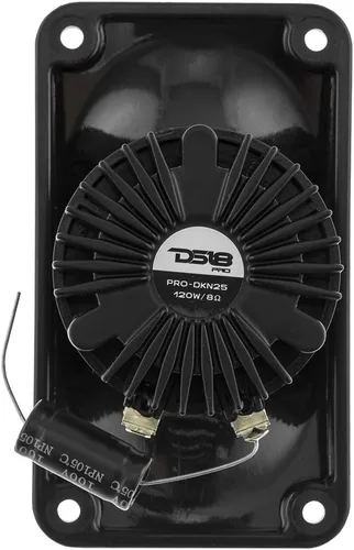 Vista 4 de DS18 PRO-DKN25 - Controlador de neodimio con bocina de aluminio, 1 pulgada, 120 W de potencia máxima, 60 W RMS, 8 ohmios, bobina de voz de 1