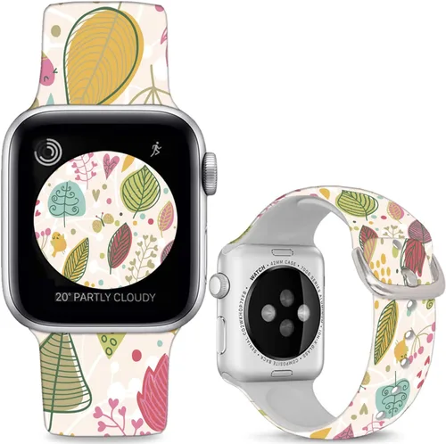 Vista 8 de Correas de reloj de silicona suave compatibles con Apple Watch de 1.496 in 1.575 in 1.614 in 1.654 in 1.732 in 1.772 in 1.811 in 1.929 in Ultra 2
