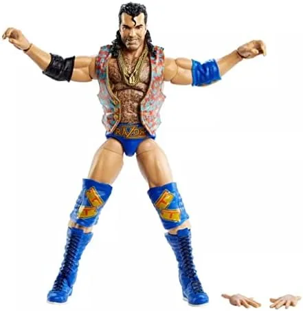 Vista 2 de WWE Elite Legends Collection Figura de acción (Select Superstar) (Razor Ramon)