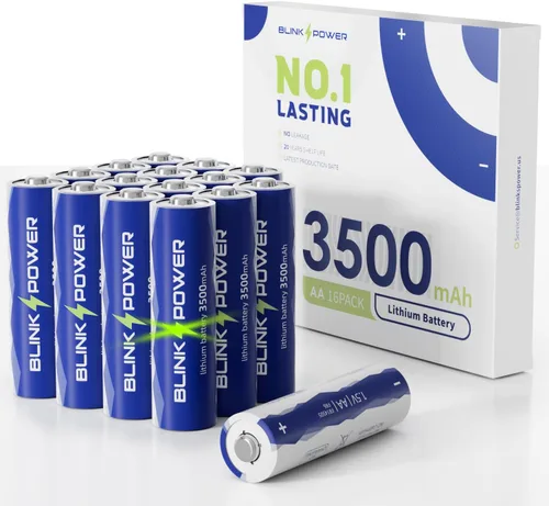 Vista 9 de Blinkspower™ Baterías de litio AA Paquete de 4, 3500mAh NÚM.1 de duración 1.5V Batería de litio doble A 【No recargable】