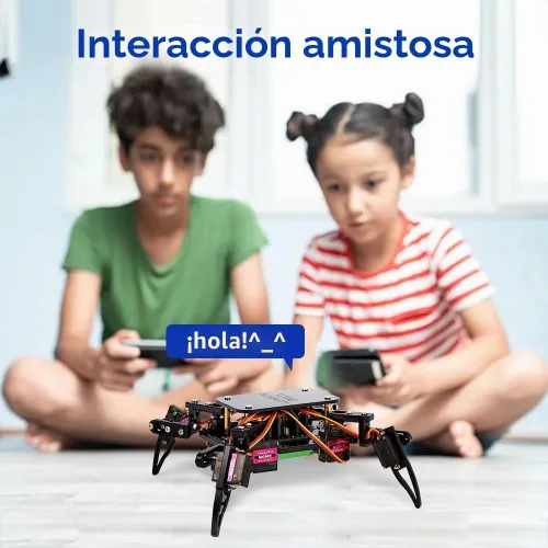 Vista 8 de Kit de Robot Araña Biónica Programable STEM, Kit Científico para Niños de 8 a 12 años, Juguete de Construcción de Robótica DIY para Adolescentes