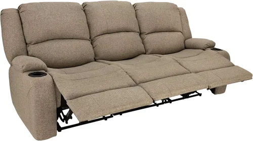 Vista 8 de RecPro Charles Powered - Asiento reclinable de pared para caravana de 80 pulgadas, color avena