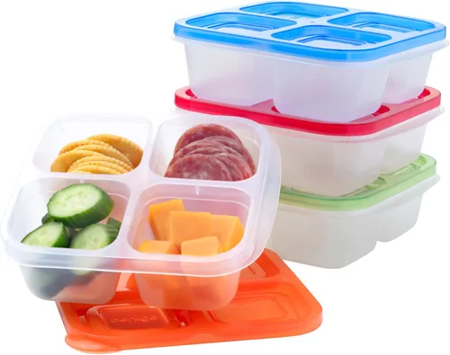 Vista 11 de EasyLunchboxes ELB4 - Caja para aperitivos (4 compartimentos)