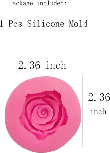 Vista 2 de Generic Mini molde rectangular de silicona para prisma, 3.3 fl oz, rosa, chocolate, gomitas, dulces, helados, postres, mantequillas, gomitas