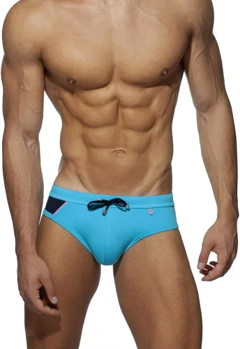 Vista 3 de UXH Traje de baño para hombre Briefs acolchado traje de baño masculino sexy tabla de natación playa surf natación natación