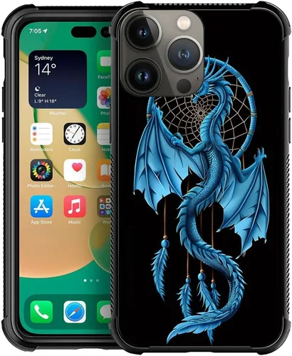 Vista 21 de CARLOCA Funda compatible con iPhone 15 Plus, diseño de gato Mumbai Clivia negro para iPhone 15 Plus, ultra protección, a prueba de golpes