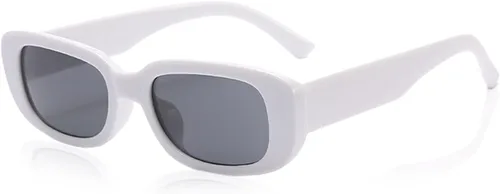 Vista 10 de Lxnoap Gafas de sol de marco grueso ovaladas retro atrevidas, gafas de sol ovaladas retro de Y2k, gafas de sol ovaladas ovaladas retro Mod Kurt