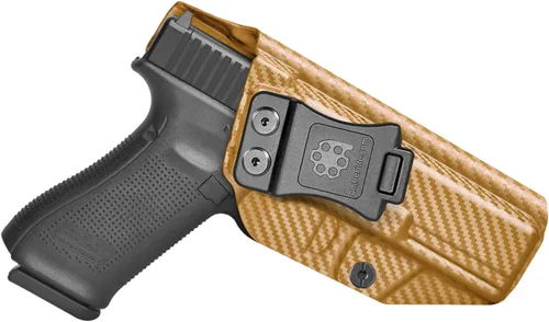 Vista 17 de Amberide IWB Kydex Holster for Glock 17/22 / 31/34 Gen 1-5, Concealed Carry, MOS and Non-MOS Options Available, Adjustable Cant, Posi-Click
