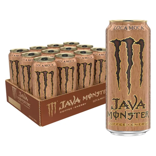 Vista 8 de Monster Energy - Paquete variado de café y bebida energética Java Monster, Java Monster Mean Bean, Java Monster Loca Moca, Java Monster Salted