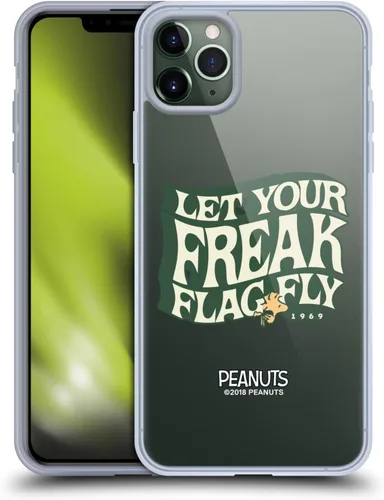 Vista 38 de Head Case Designs Funda de gel suave con licencia oficial de Peanuts Freak Flag Fly Woodstock 50th compatible con Apple iPhone 7 Plus/iPhone 8 Plus