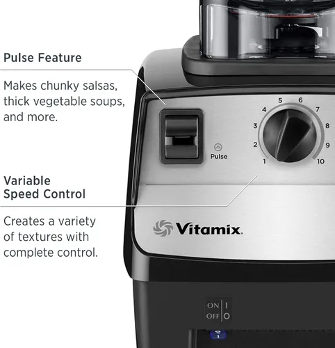 Vista 3 de Licuadora Vitamix 5300, Reconstruido certificado, Rojo