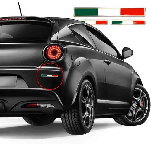Vista 6 de 4R Quattroerre.it 32108 3D Pegatina Bandera Italia HQ, 3 Pcs