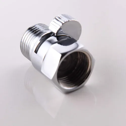 Vista 6 de CIENCIA G1/2 "Válvula de cierre de agua, desviador de agua de latón para cabezal de ducha, conector de grifo, AV016