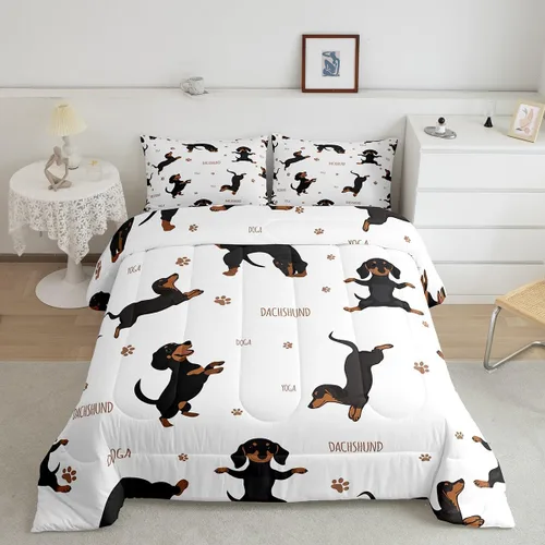 Vista 34 de Feelyou Juego de ropa de cama con estampado de aviones para niños y niñas, juego de funda de edredón de microfibra estilo boceto azul y blanco