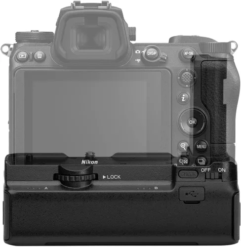 Vista 3 de BM Premium Empuñadura de batería de repuesto MB-N10 compatible con cámaras Z5, Z6, Z6 II, Z7, Z7 II + 4 baterías EN-EL15C