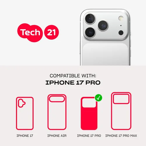 Vista 7 de Tech21 iPhone 17 Pro EvoPro con MagSafe Negro